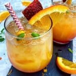 Asti Sunrise med appelsin og grenadine