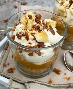 Bananoffee på glas
