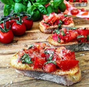 Inspiration til sommerfrokost: Perfekte Bruschetta