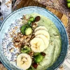 Chiagrød med grøn nicecream
