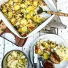 Grøntsagsgratin med kartofler, porrer og selleri1