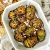 Hasselback kartofler med hvidløg og rosmarin
