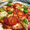 Pizza med chorizo, mozarella og artiskok