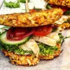 Röstisandwich med kylling og pestodressing