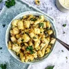 Stegte knoldselleri med persille og sesam