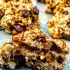 Sundere bananhapsere med chokolade og havregryn