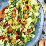 Cremet icebergsalat med majs og peberfrugt