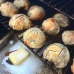 Grillet æble tarte tartin med creme