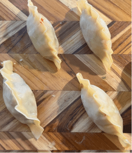 Kimchi Mandu (Koreanske Kimchi Dumplings)