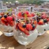 Flødebolledessert med Daim i glas