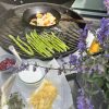 Grillet asparges med gammelknas