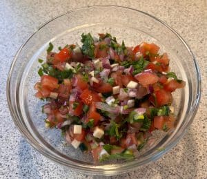 Pico de gallo (tomatsalsa) 