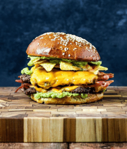 Mexicansk Bacon Cheese Smash Burgers