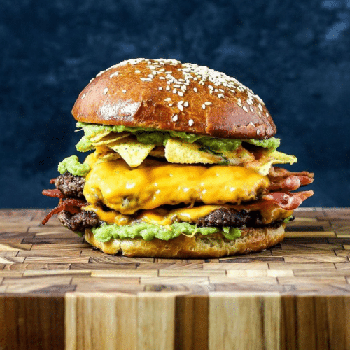 Mexicansk Bacon Cheese Smash Burgers