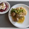 Oksekødboller med hestebønner og citron