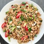 Krydret svinekød fra Thailand