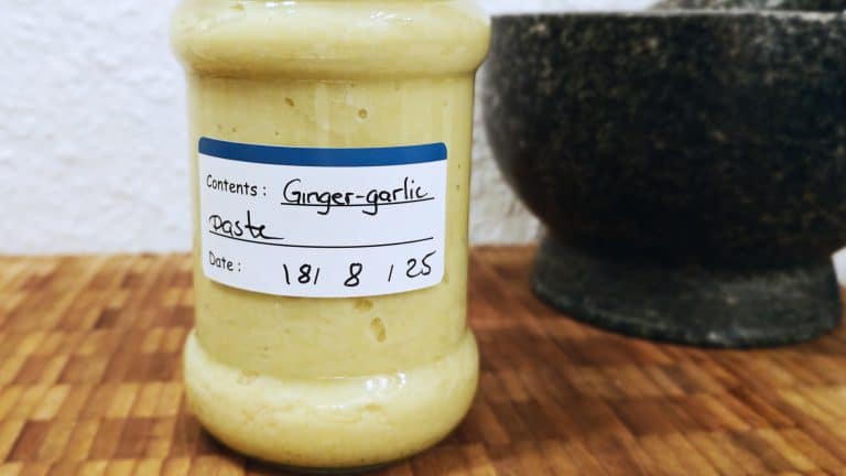 Hjemmelavet ginger-garlic paste