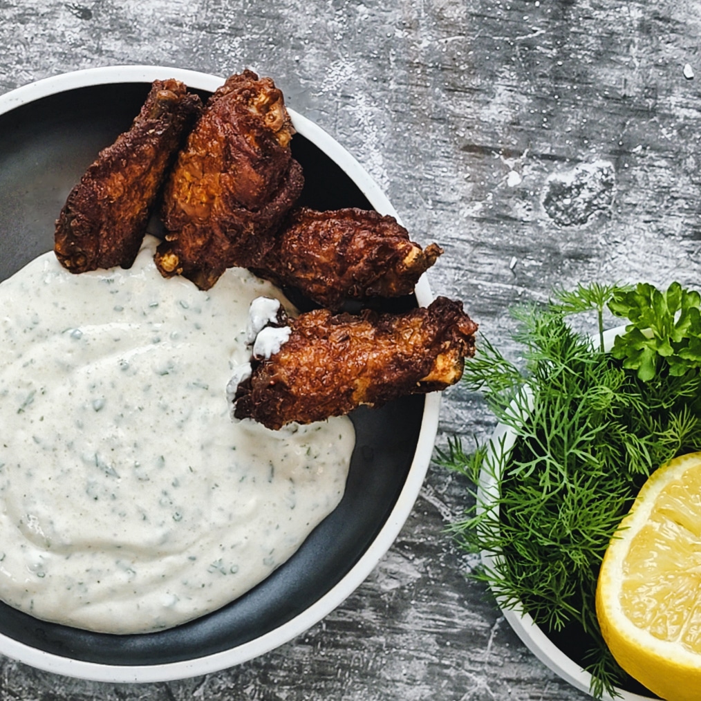 Klassisk, amerikansk ranch dressing