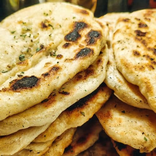 Naan med hvidløg