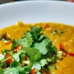 Dal med røde linser og kokosmælk