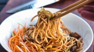 Yakisoba  – japansk stir fry med kylling