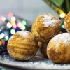 Æbleskiver med kardemomme og citron