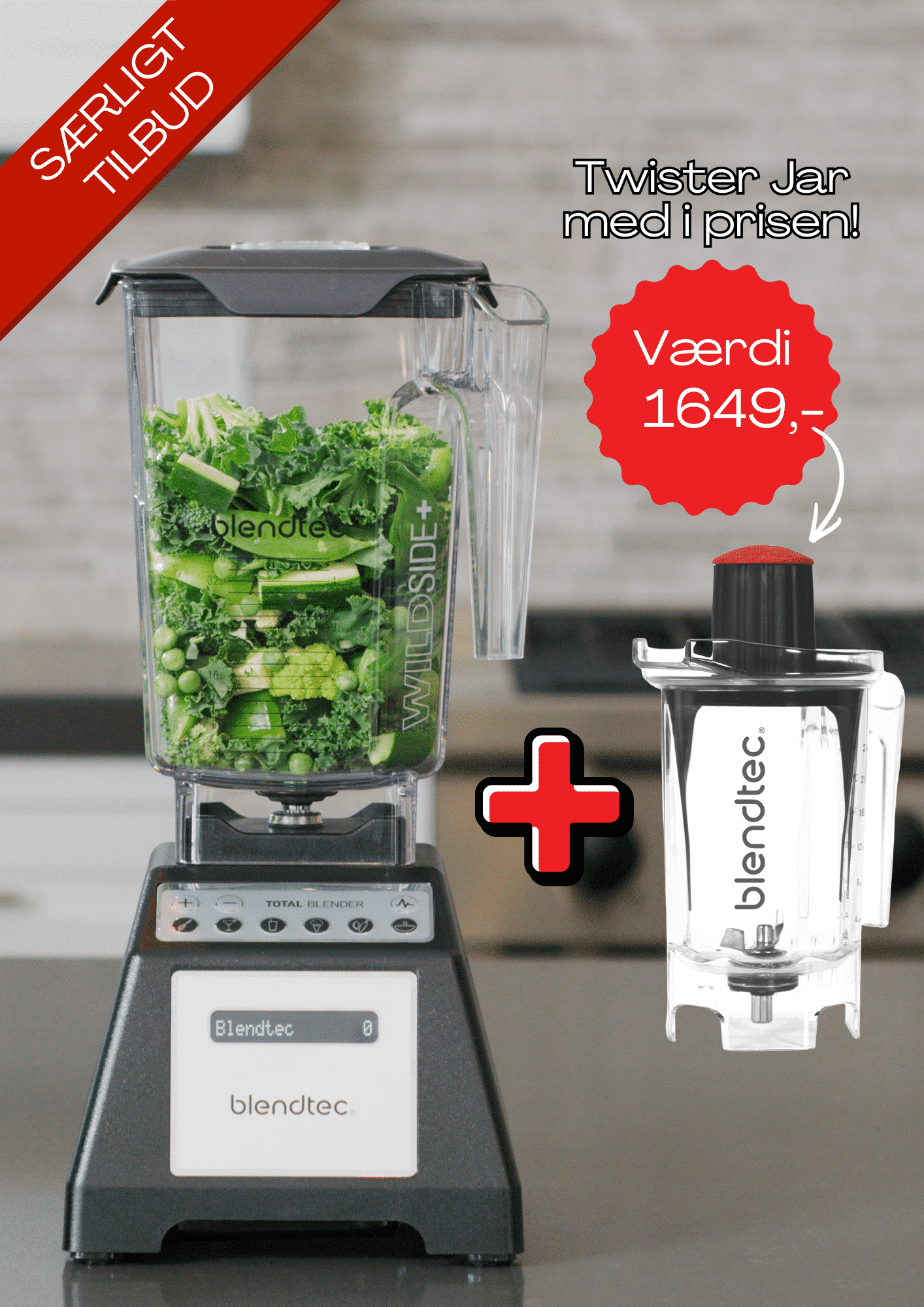 Blendtec Total Blender bundle med Twister Jar