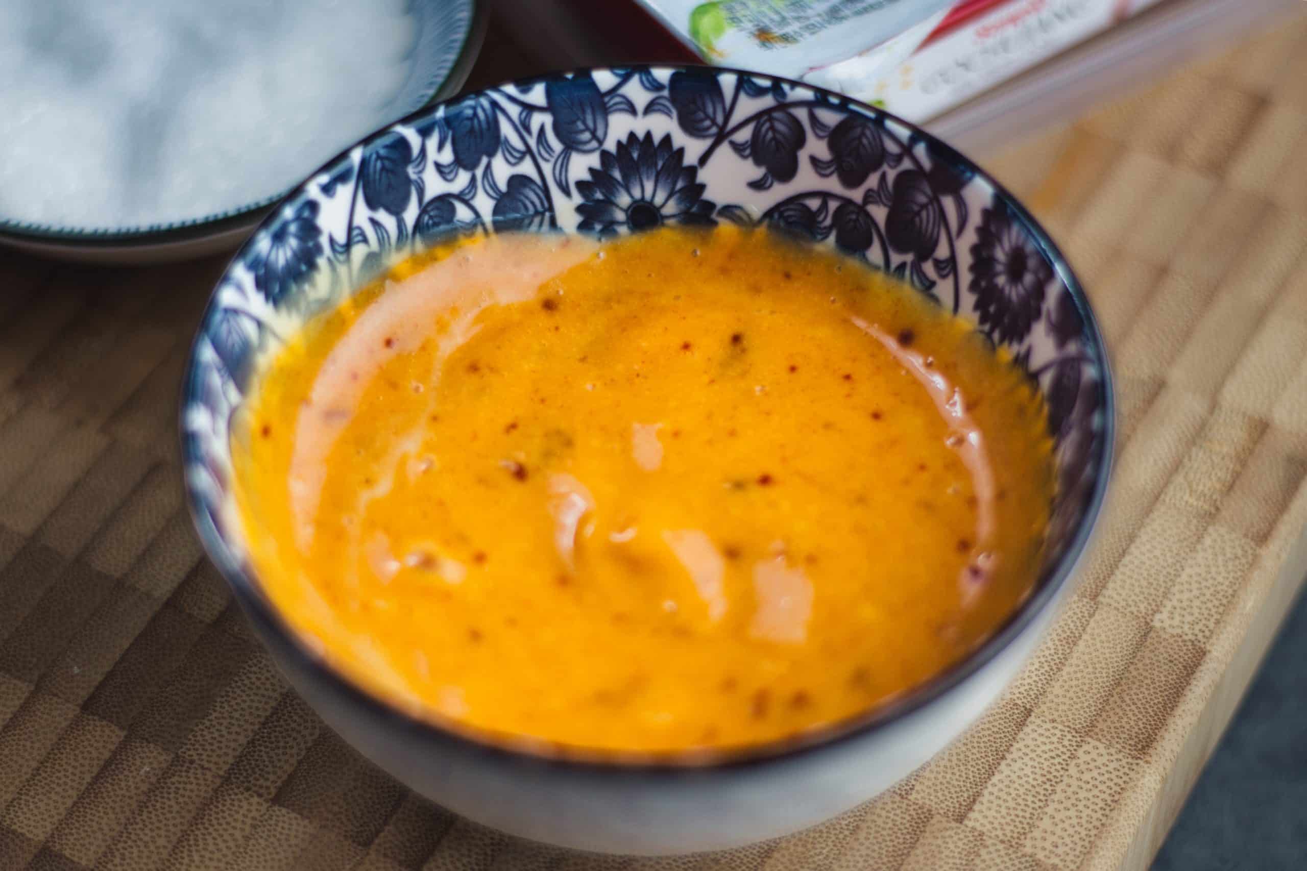 Mayonnaise med koreansk chilipaste