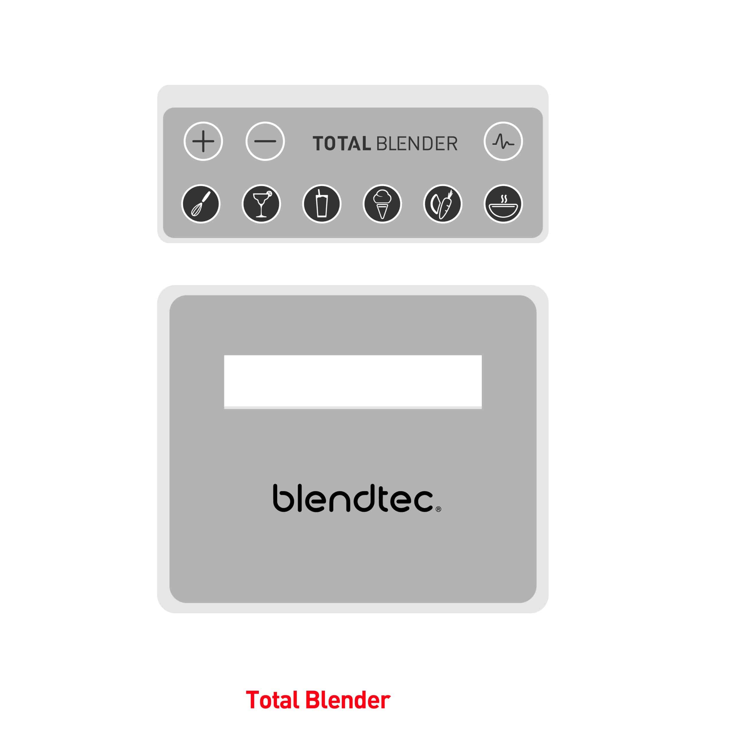 Blendtec Total frontpanel