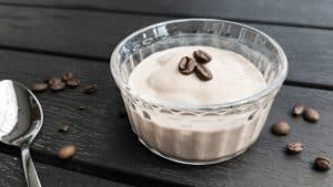 Kaffeis med vanilje