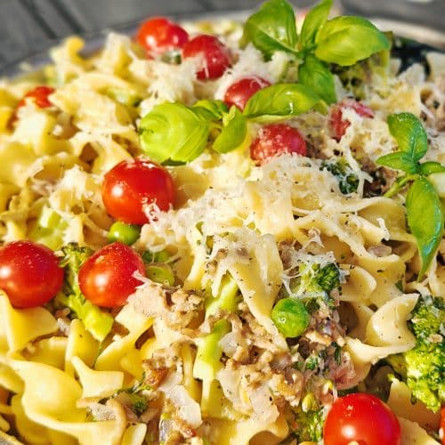 Pasta med citron og kalv