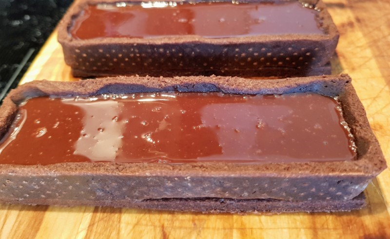 Chokoladebar med brændt marengs