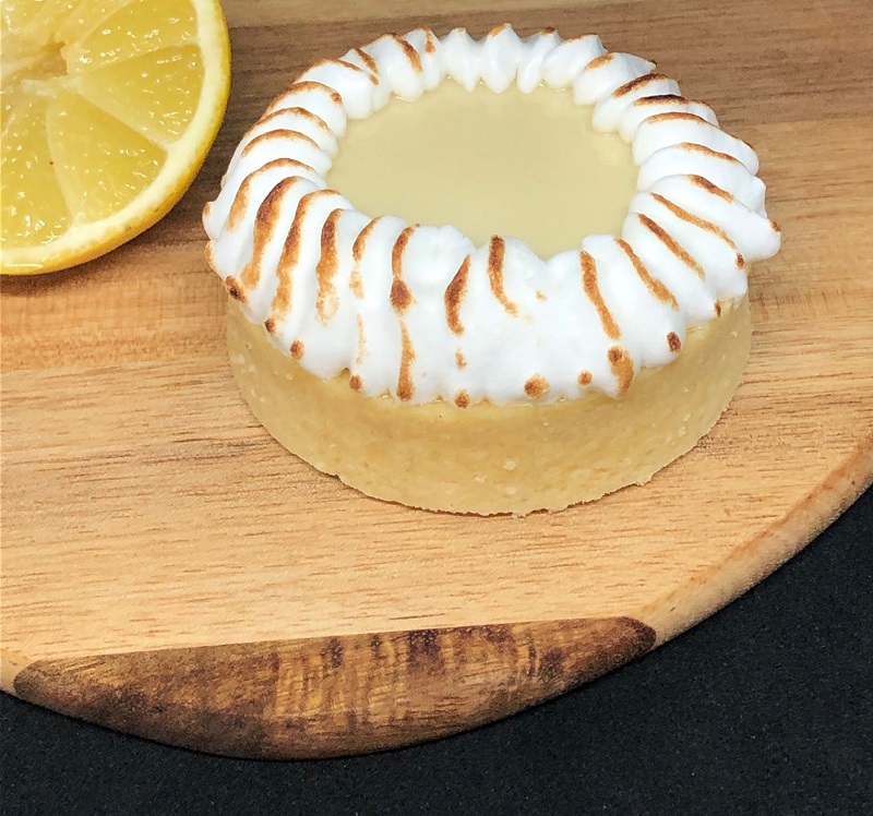 Citronmousse på mørdej