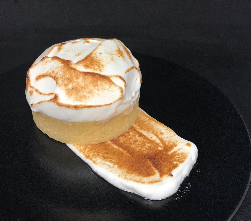 Citronmousse på mørdej
