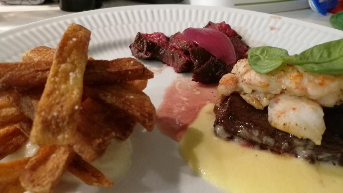 Foodnight - 5. ret:  Surf n Turf