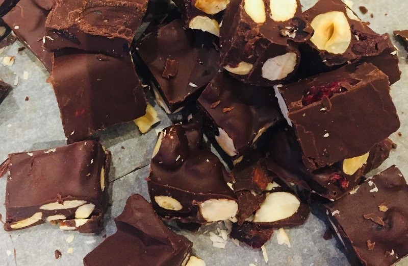 Nøddebrud med tranebær